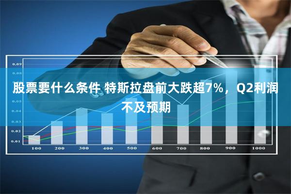 股票要什么条件 特斯拉盘前大跌超7%，Q2利润不及预期